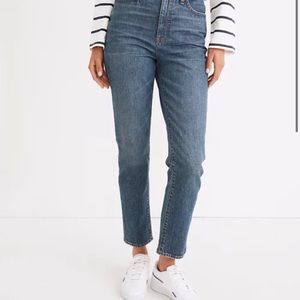 Madewell classic straight leg jeans